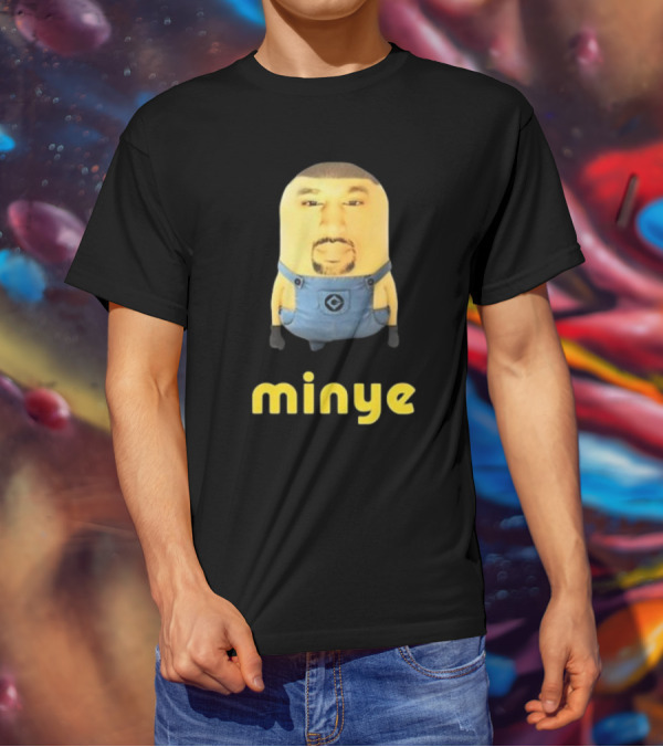 Dippytees Minye Minion Crossover Character Face T-Shirt
