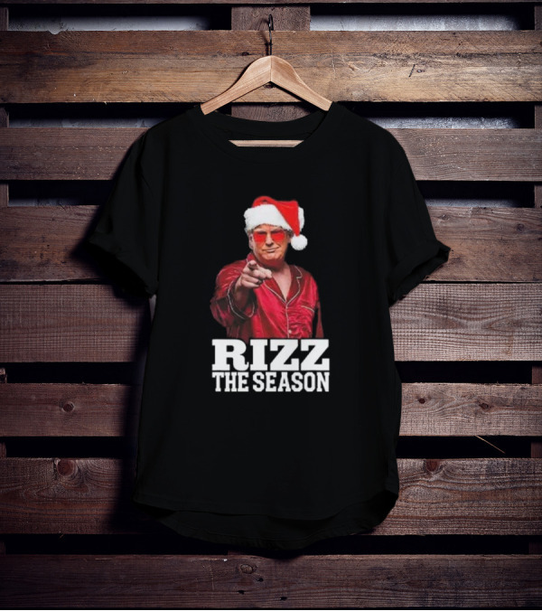 Rizz The Season Santa Christmas Pajama T-Shirt