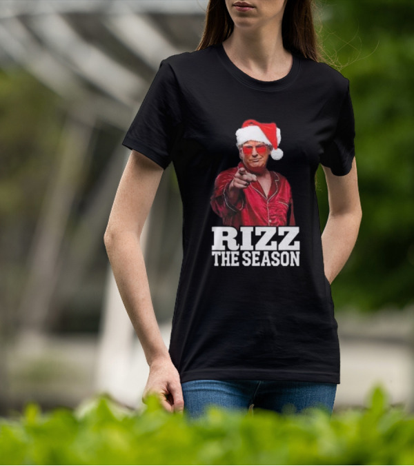 Rizz The Season Santa Christmas Pajama T-Shirt