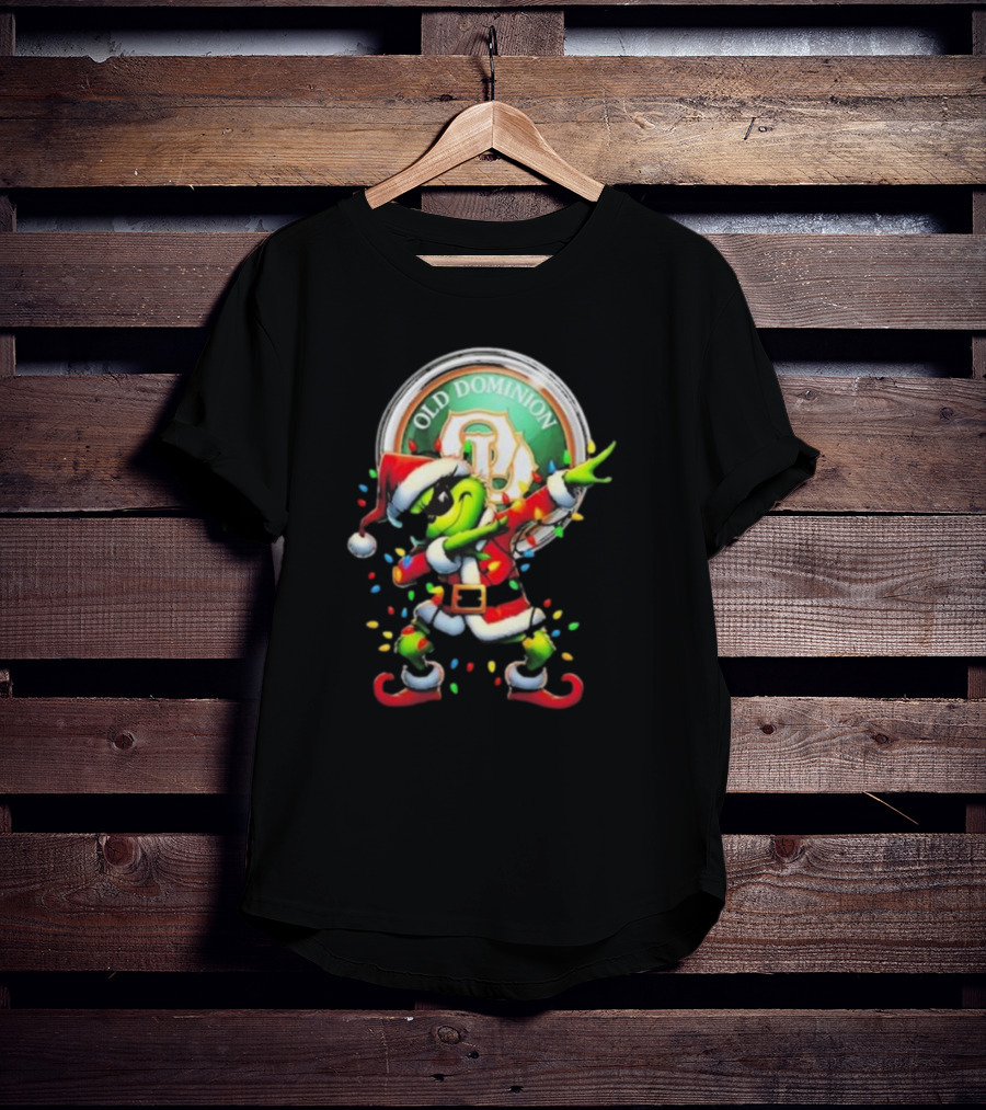 Old Dominion Freight Line Santa Grinch Dabbing Christmas T-Shirt