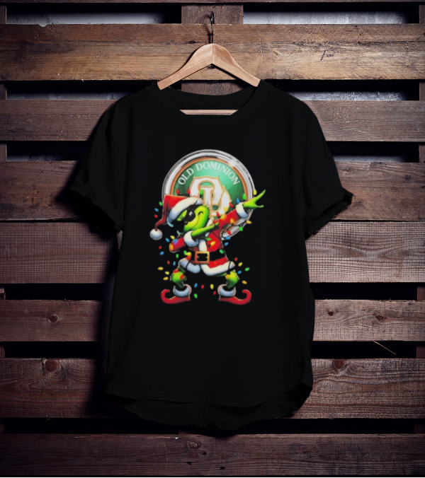 Old Dominion Freight Line Santa Grinch Dabbing Christmas T-Shirt