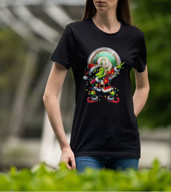 Old Dominion Freight Line Santa Grinch Dabbing Christmas T-Shirt
