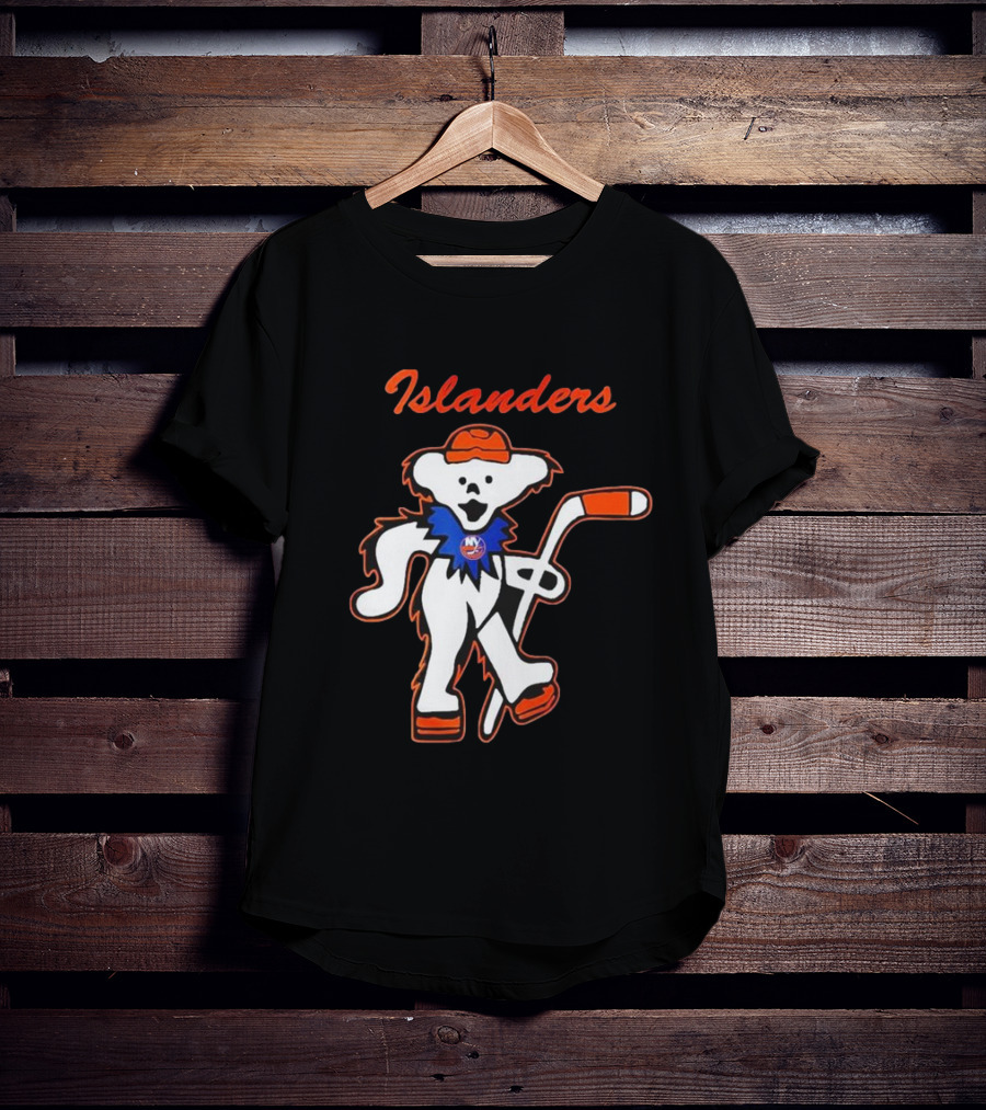 New York Islanders Hockey Grateful Dead Dancing Bear T-Shirt