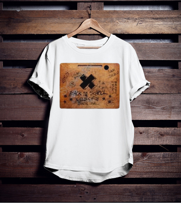 Sam And Colby Merch Store XPLR Back To School Collection Coming Soon Colby Draws Sam Sucks T-Shirt