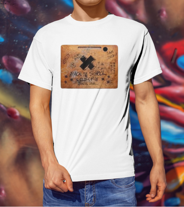 Sam And Colby Merch Store XPLR Back To School Collection Coming Soon Colby Draws Sam Sucks T-Shirt