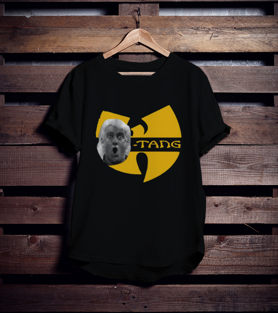 Ric Flair Woo Tang Clan Logo Mashup T-Shirt