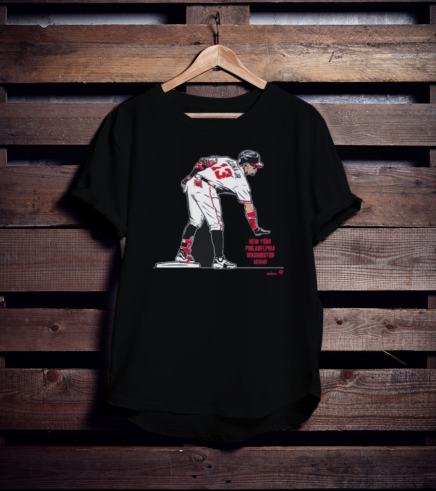 Acuña Jr New York Philadelphia Washington Miami T-Shirt