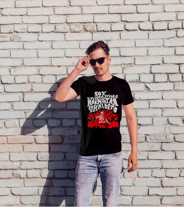 Sad Boyz Soy Un Nino Triste Rockstar Soy Maldito T-Shirt
