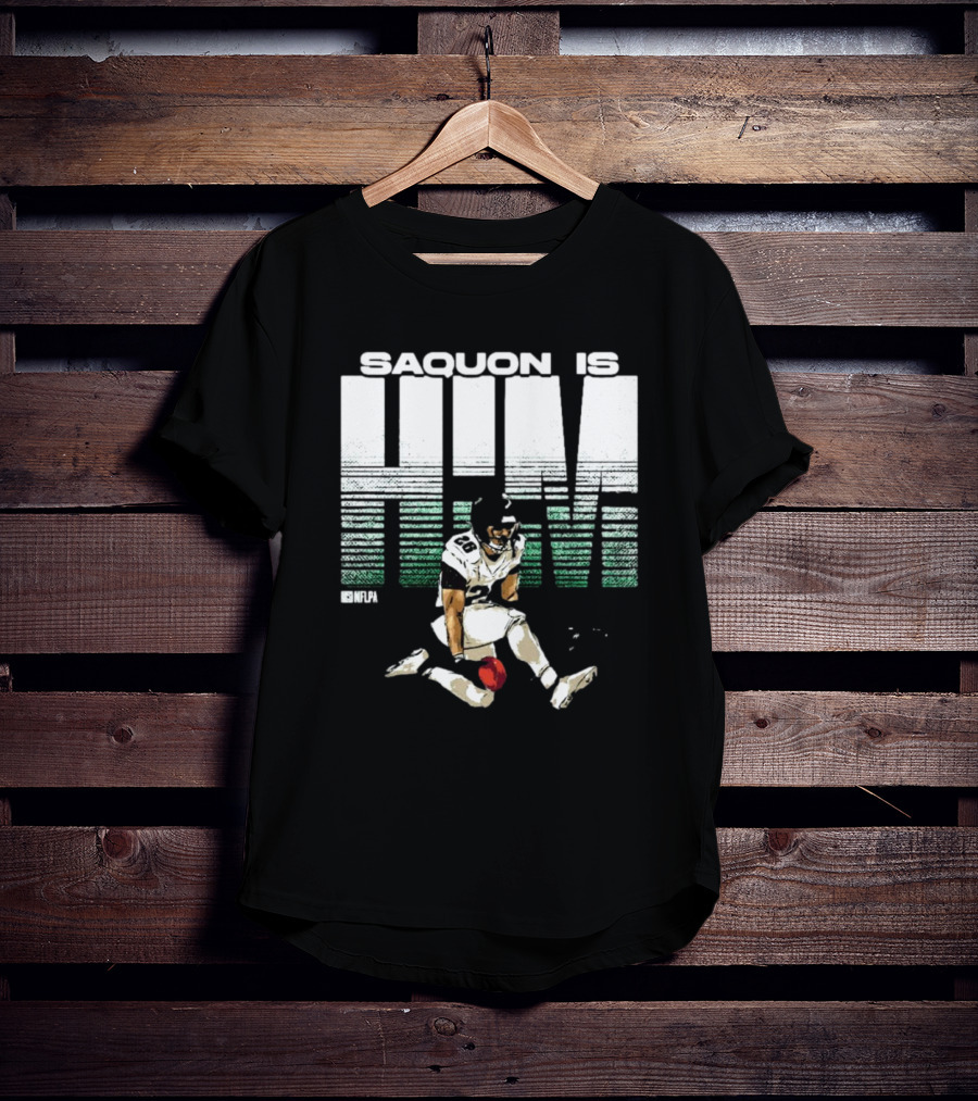 Saquon Is HIM NFLPA Signature Football T-Shirt