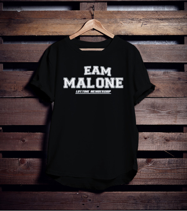 Team Malone Lifetime Membership Proud Family Surname Last Name T-Shirt