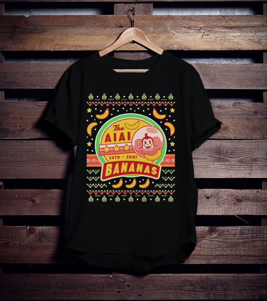 The Aiai Bananas ESTD 2001 Festive T-Shirt