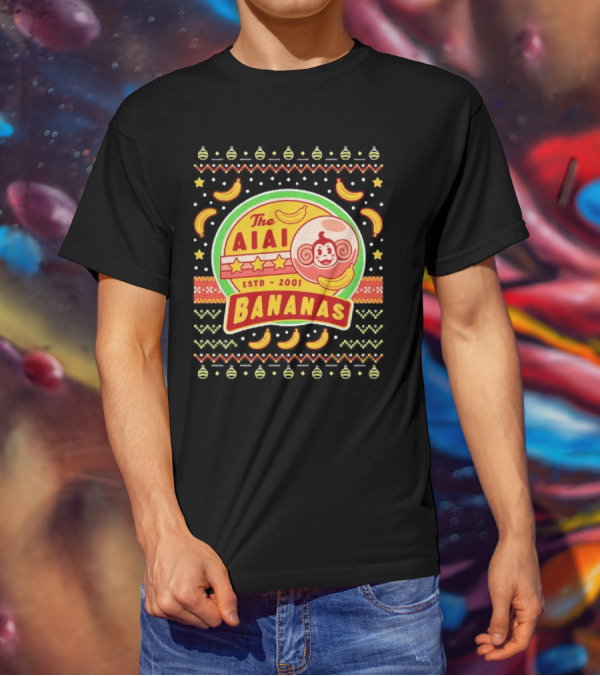The Aiai Bananas ESTD 2001 Festive T-Shirt