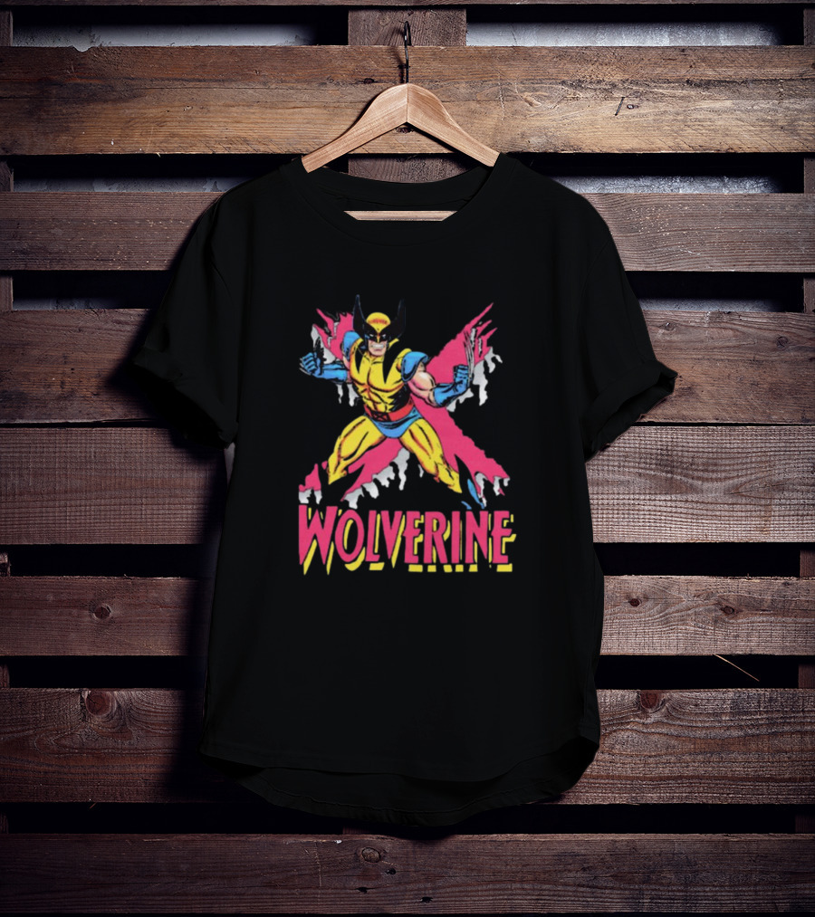 Wolverine X-Men Marvel Comics Retro Logan Character T-Shirt