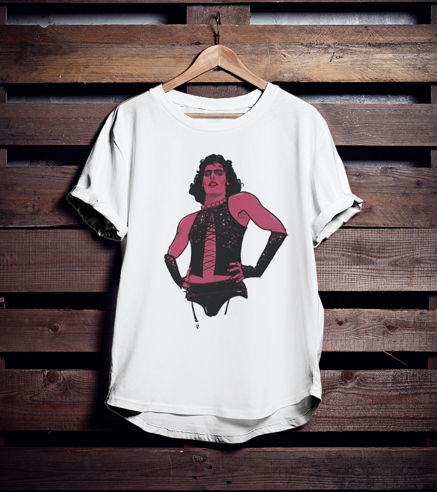 Macho Frank N Furter Rocky Horror Tim Curry Dr. Frank-N-Furter Iconic Costume Image T-Shirt