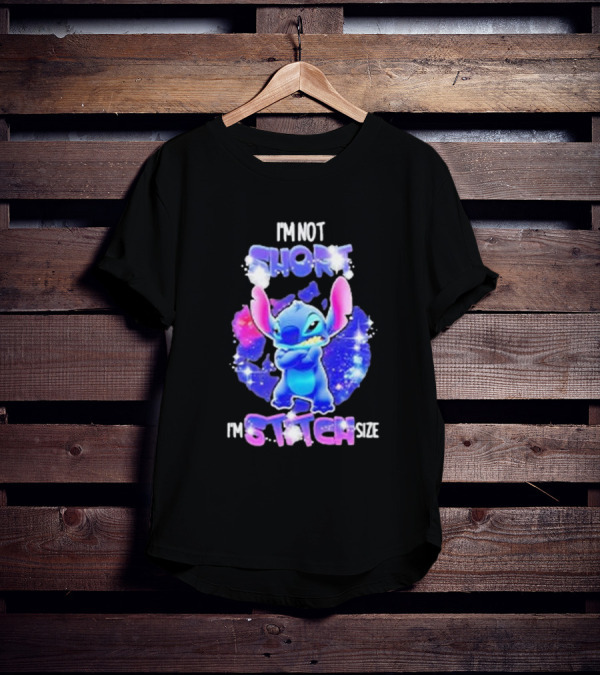 I'm Not Short I'm Stitch Size Lilo And Stitch Character Image T-Shirt