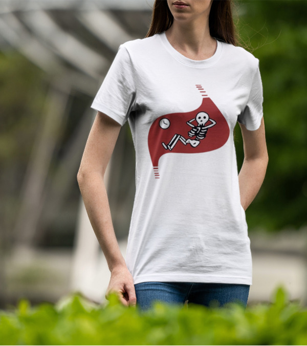 Daodaosama1125 Skeleton With Clock Death Of Dungeon Meshi Falin T-Shirt