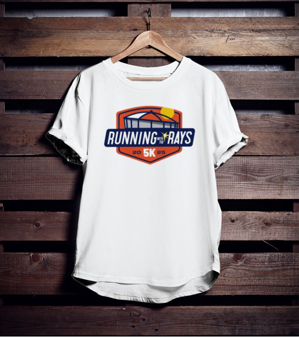 Running With The Rays 5K 2025 Tampa Bay Rays Stadium T-Shirt