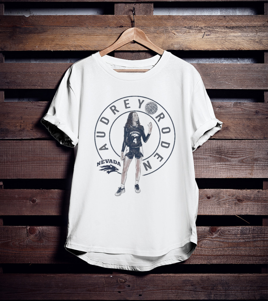 Audrey Roden Nevada Wolf Pack Basketball Player Circular T-Shirt