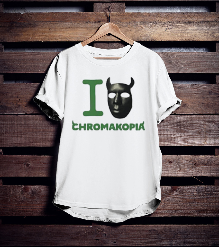 I Love Chromakopia Mask With Horns T-Shirt