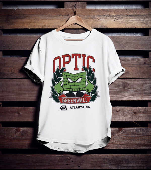 Optic Greenwall Atlanta GA City Colors T-Shirt