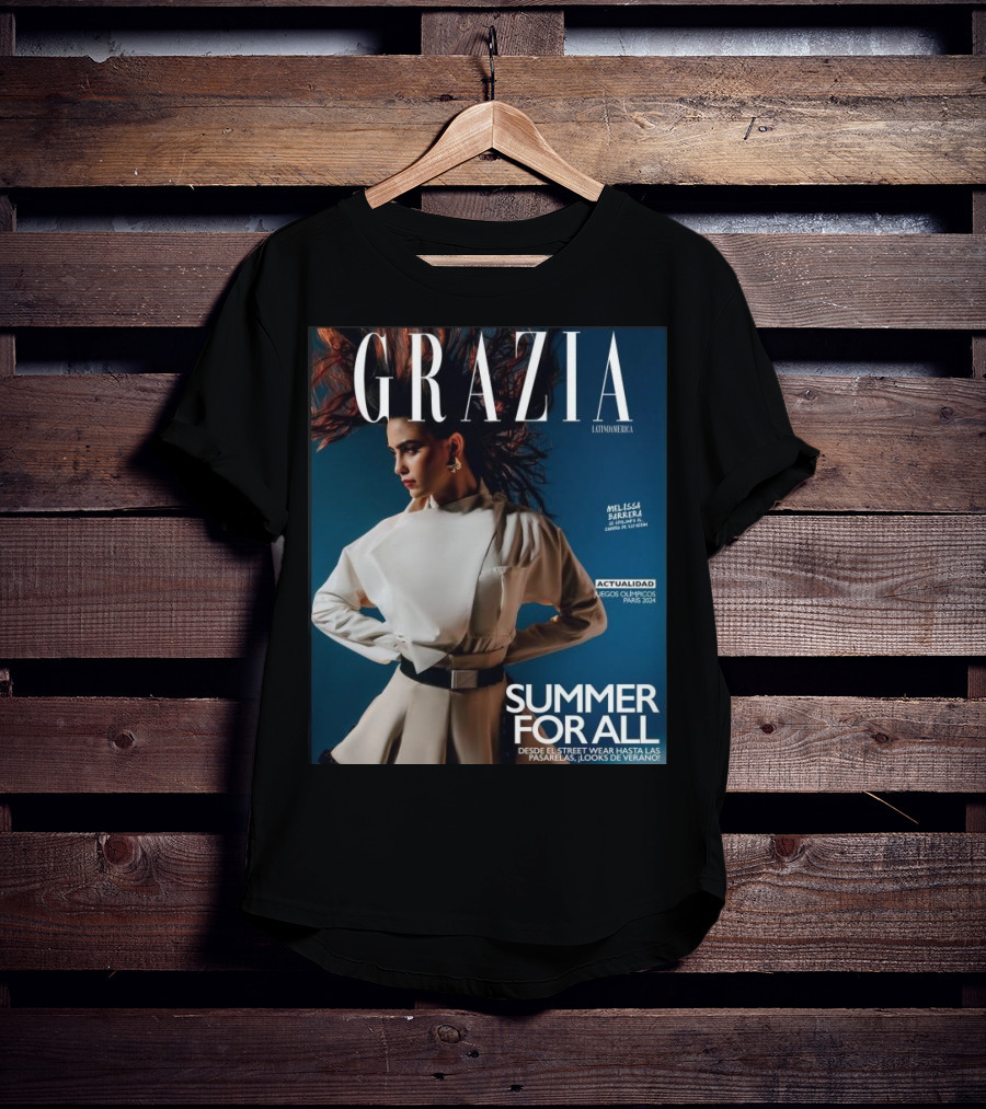 Grazia Latinoamerica Summer For All Melissa Barrera Juegos Olimpicos Paris T-Shirt