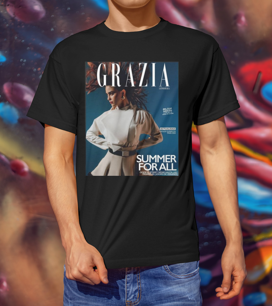 Grazia Latinoamerica Summer For All Melissa Barrera Juegos Olimpicos Paris T-Shirt