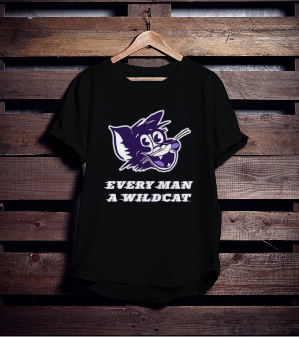 Every Man A Wildcat K-State Purple Wildcats Rally Pride T-Shirt