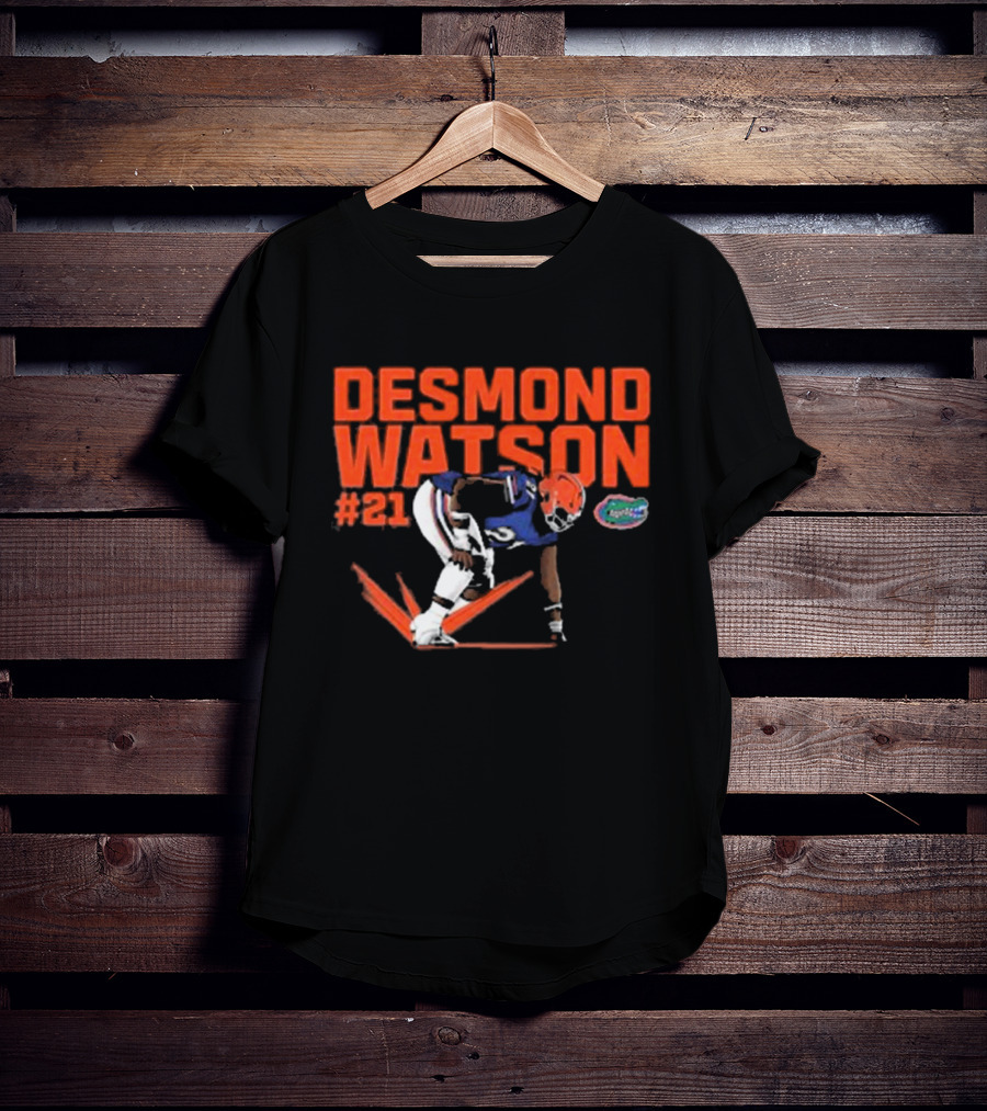Desmond Watson #21 Florida Gators NCAA Football Caricature T-Shirt