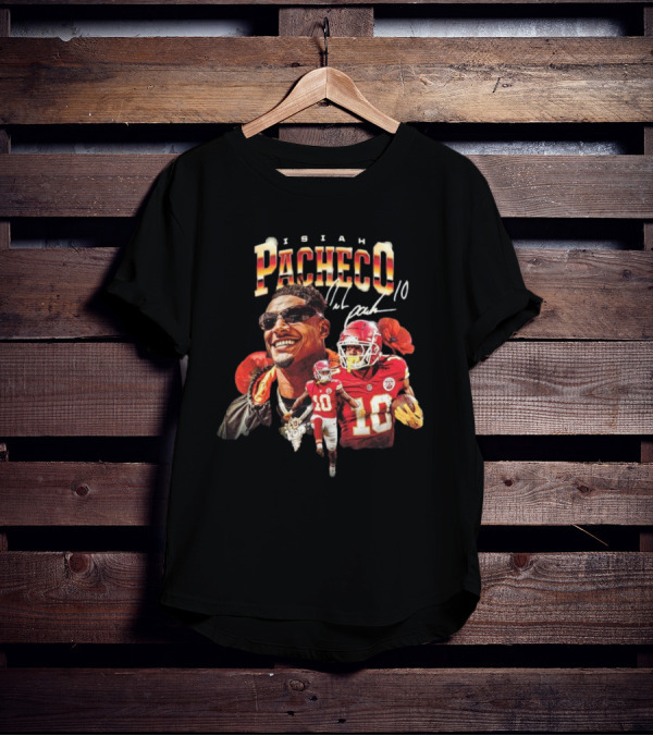 Isiah Pacheco Kansas City Chiefs NFL Signature 10 T-Shirt
