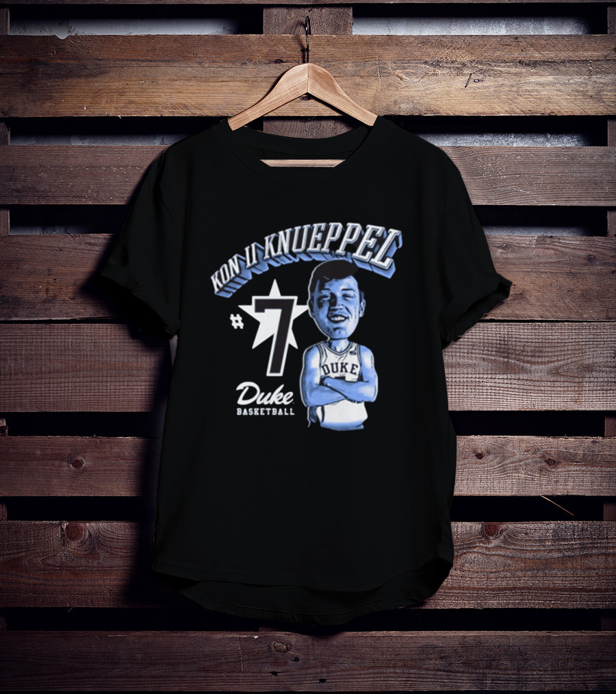 Kn II Knueppel #7 Duke Basketball Cartoon T-Shirt