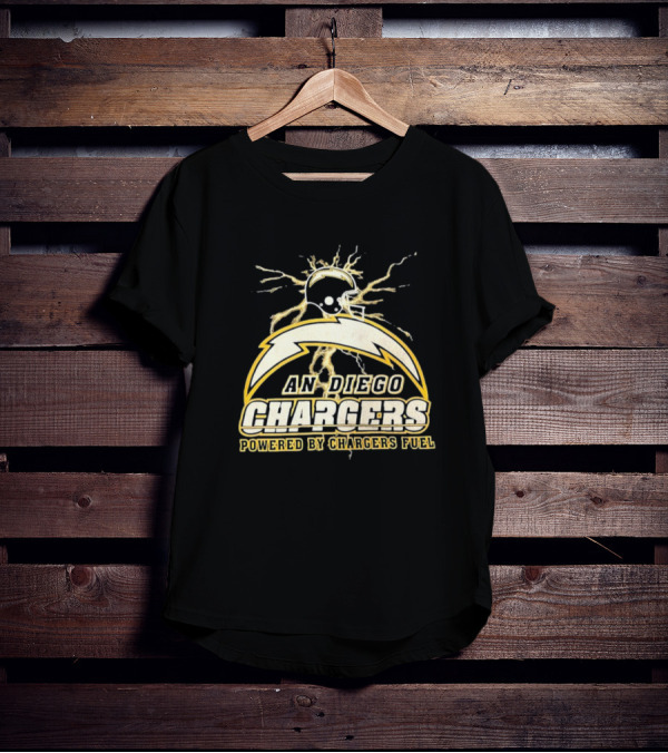 San Diego Chargers Powered By Chargers Fuel Vintage T-Shirt