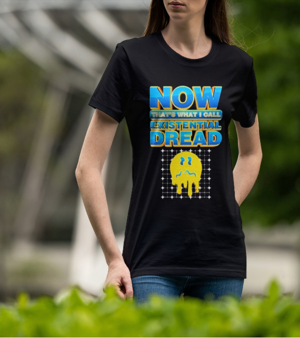 NOW That’s What I Call Existential Dread Melting Emoji Grid T-Shirt