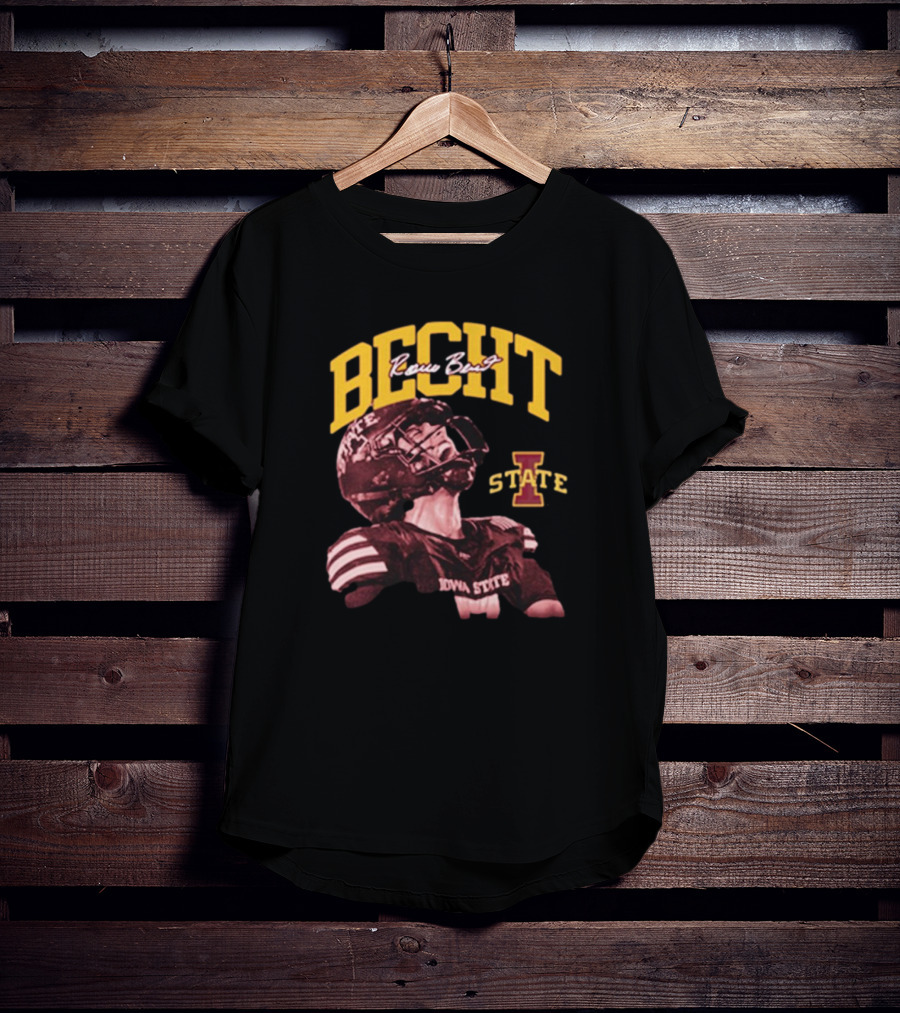 Iowa State Cyclones Rocco Becht Crimson Spotlight Signature T-Shirt