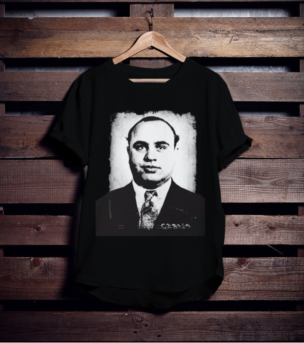 Social Distortion Black Kat Vintage Al Capone Photograph T-Shirt
