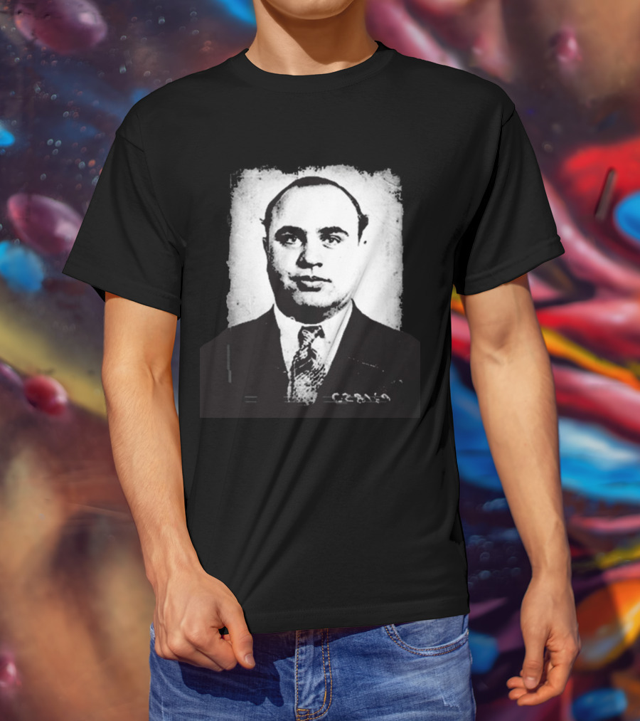 Social Distortion Black Kat Vintage Al Capone Photograph T-Shirt