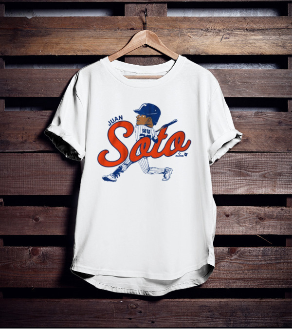 Juan Soto Caricature MLB New York Mets Queens T-Shirt