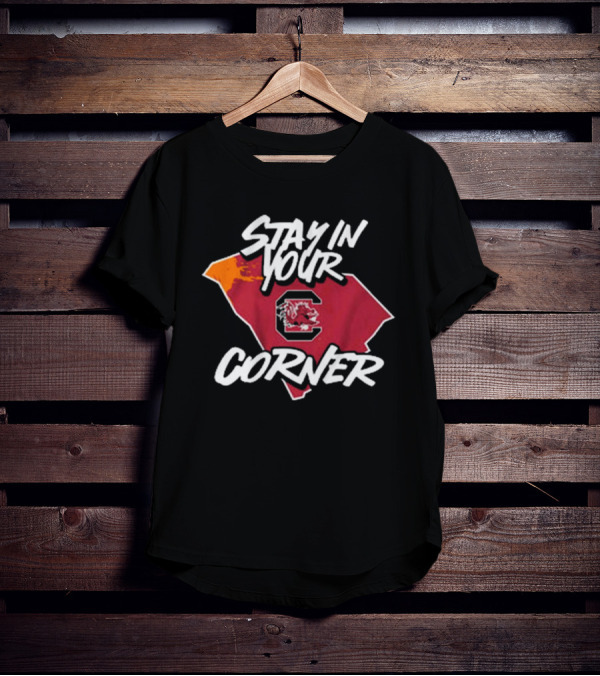 South Carolina Gamecocks Stay In Your Corner Football Iconic T-Shirt