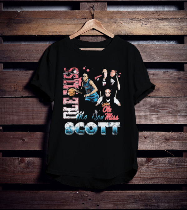 Ole Miss Rebels Madison Scott 90s Basketball T-Shirt