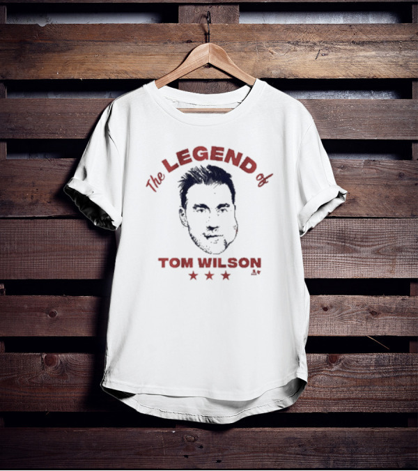 The Legend Of Tom Wilson With Stars And Illustrated T-Shirt