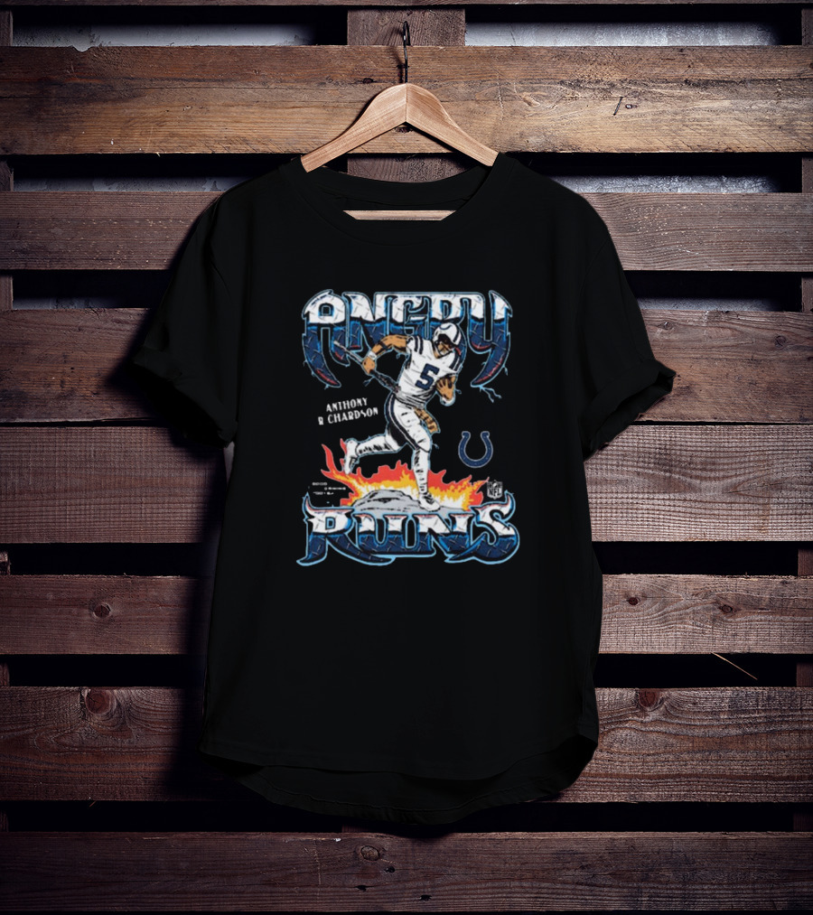 Angry Runs Anthony Richardson Indianapolis Colts NFL T-Shirt