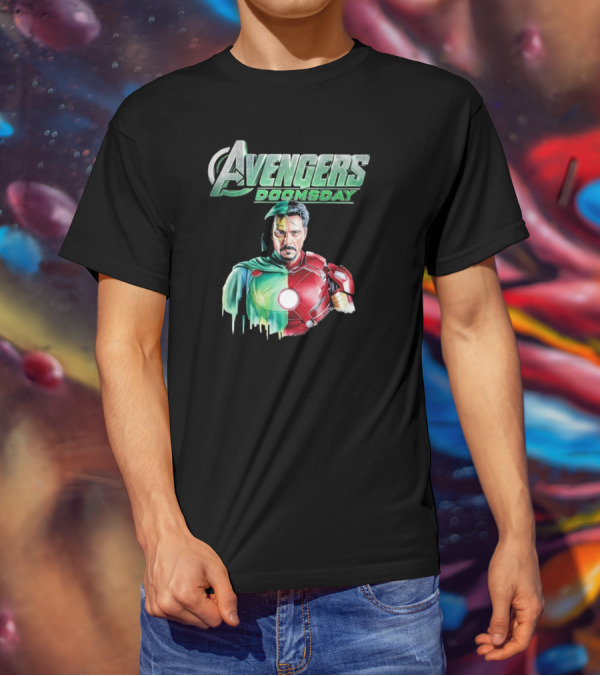 Avengers Doomsday Iron Man Superman Crossover Fusion T-Shirt