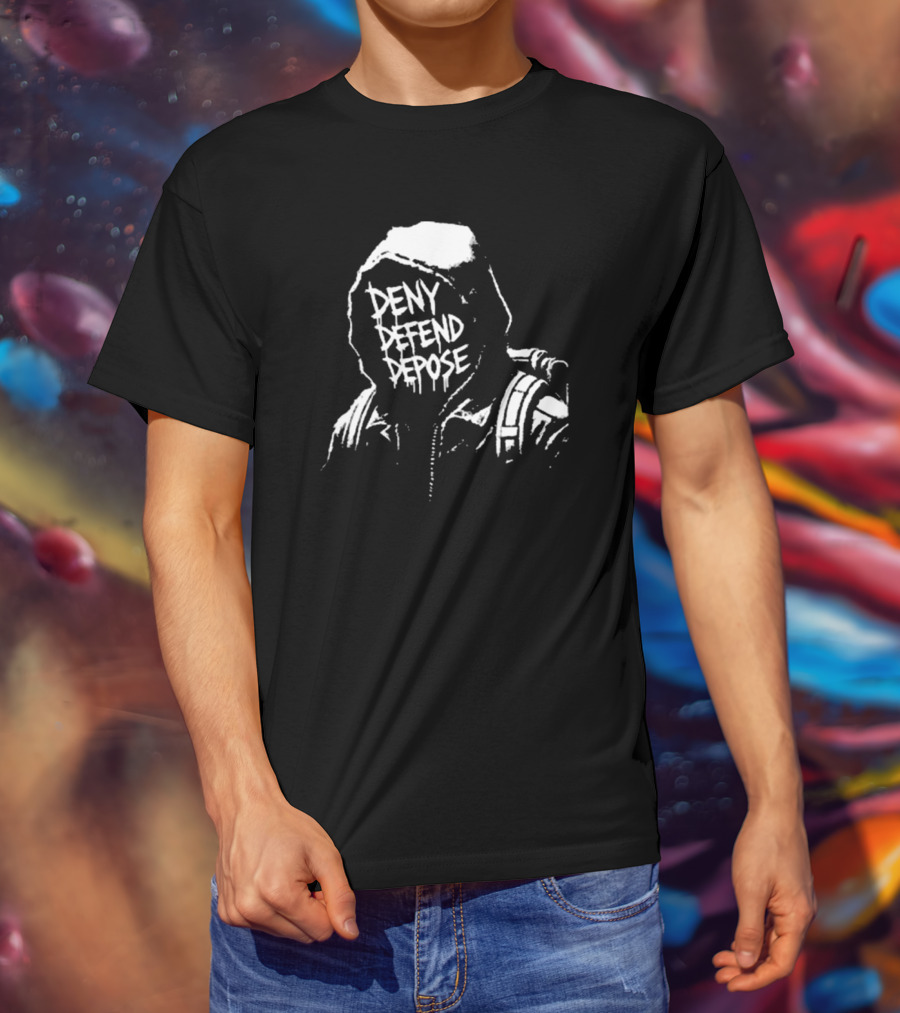 Radiant Stylee Luigi Mangione Deny Defend Depose T-Shirt