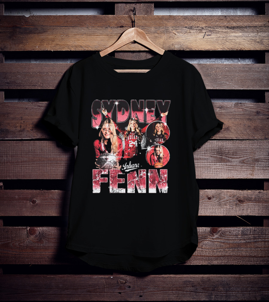 Sydney Fenn Indiana Hoosiers Basketball 24 Retro 90s T-Shirt