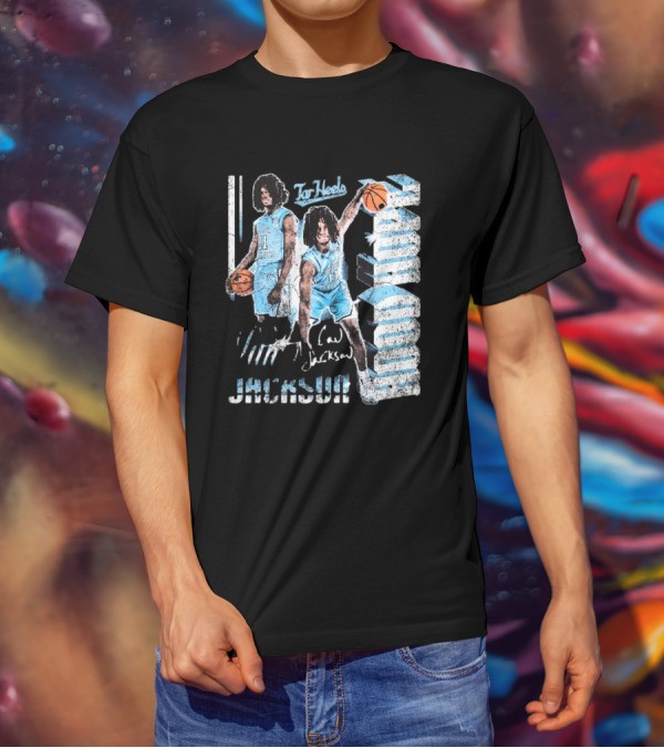 Ian Jackson North Carolina Tar Heels Basketball Signature 90s Hood Hope T-Shirt