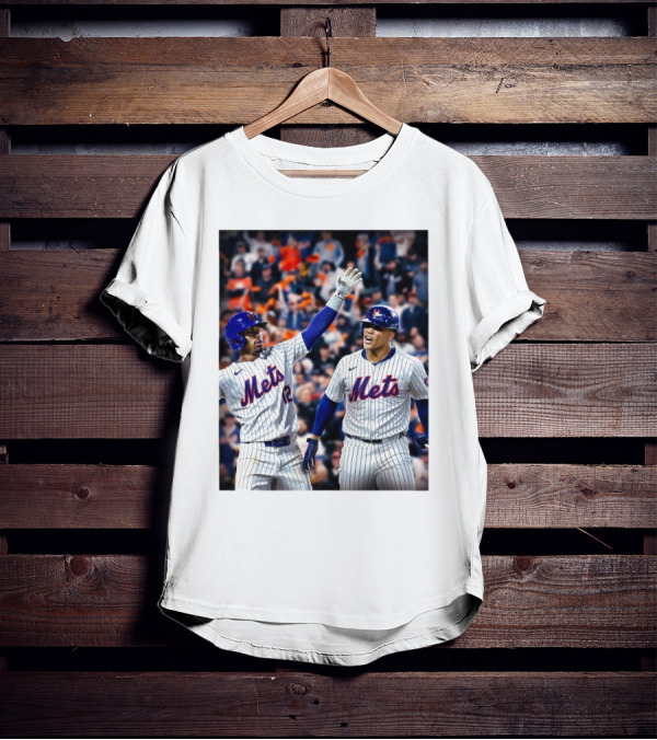 New York Mets MLB Teammates Juan Soto Francisco Lindor T-Shirt