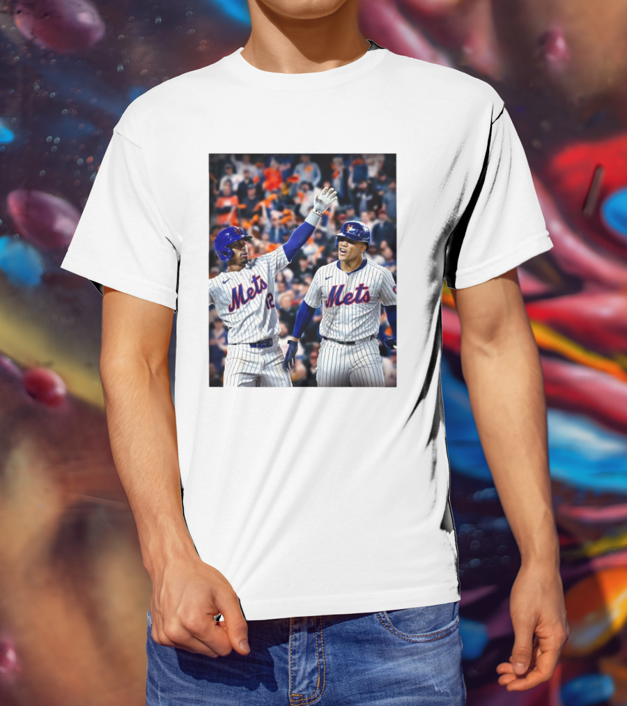 New York Mets MLB Teammates Juan Soto Francisco Lindor T-Shirt