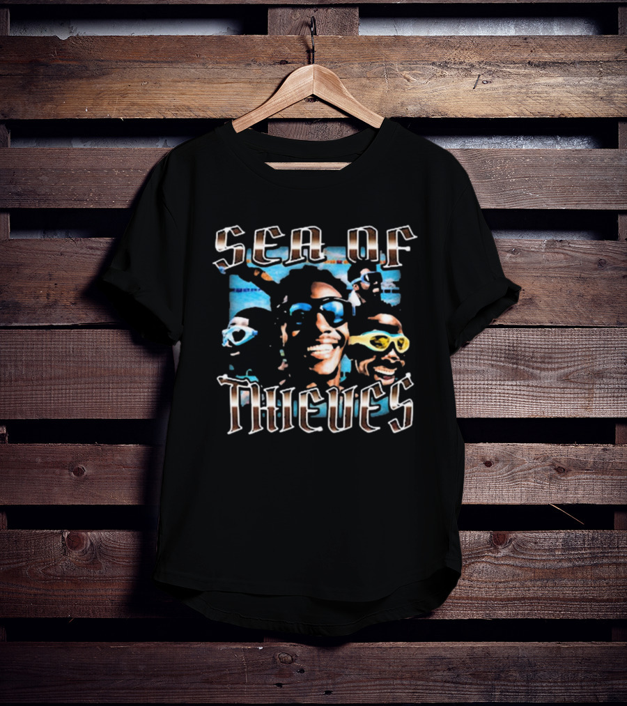 Sea Of Thieves Bruhtees Smiling Faces With Sunglasses T-Shirt