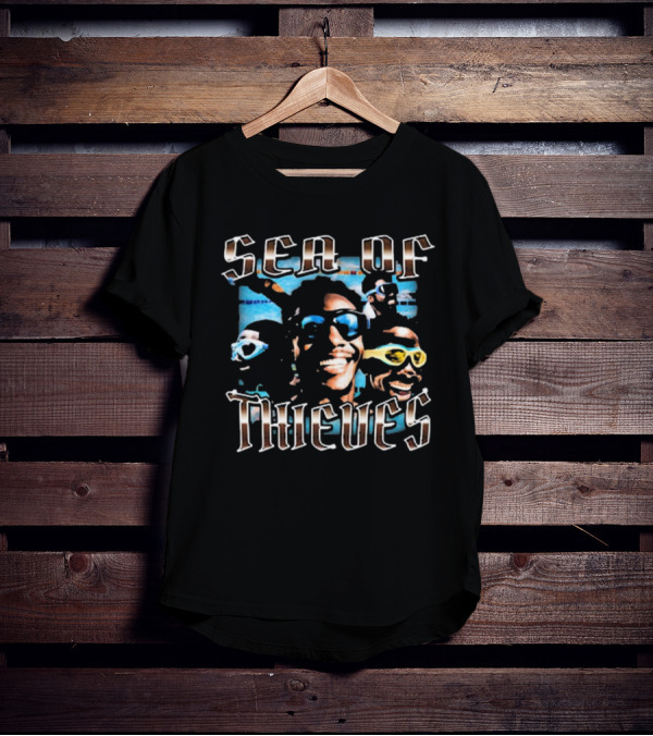 Sea Of Thieves Bruhtees Smiling Faces With Sunglasses T-Shirt