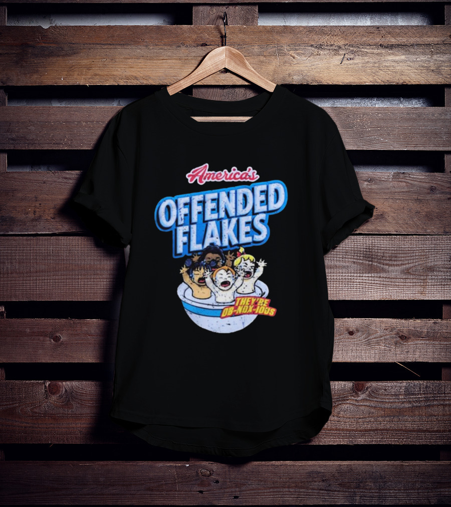 America's Offended Flakes They're Ob Nox Ious Derrick Holland T-Shirt