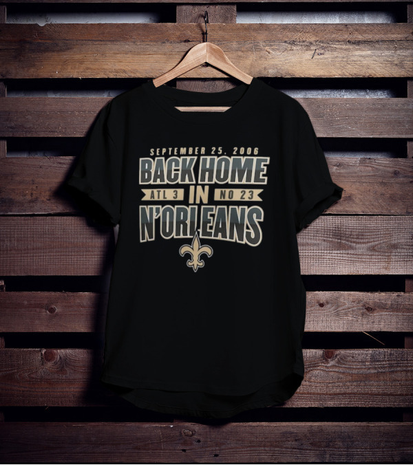 September 25 2006 Back Home In N'Orleans ATL 3 NO 23 Vintage T-Shirt